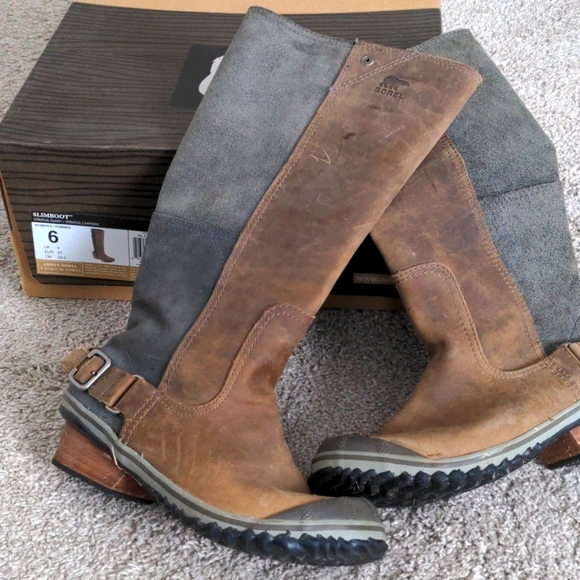 Sorel Shoes - Sorel slimboot, rain boots, size 6